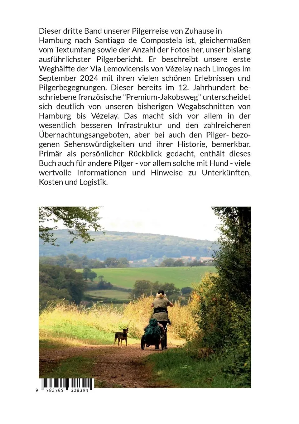 Rückseite: 9783769328394 | Jakobspilgern mit Hund von Hamburg nach Santiago de Compostela (III)
