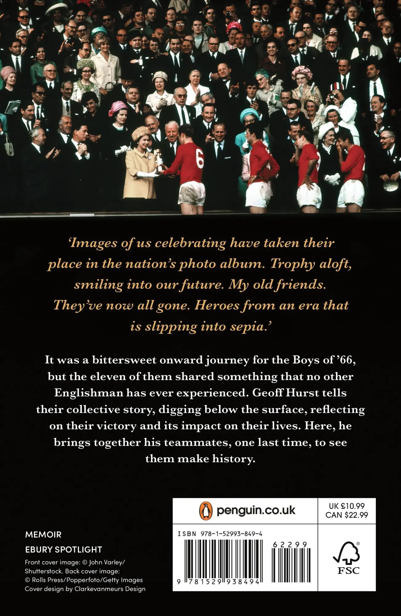 Rückseite: 9781529938494 | Last Boy of '66 | My story of England's World Cup winning team | Hurst