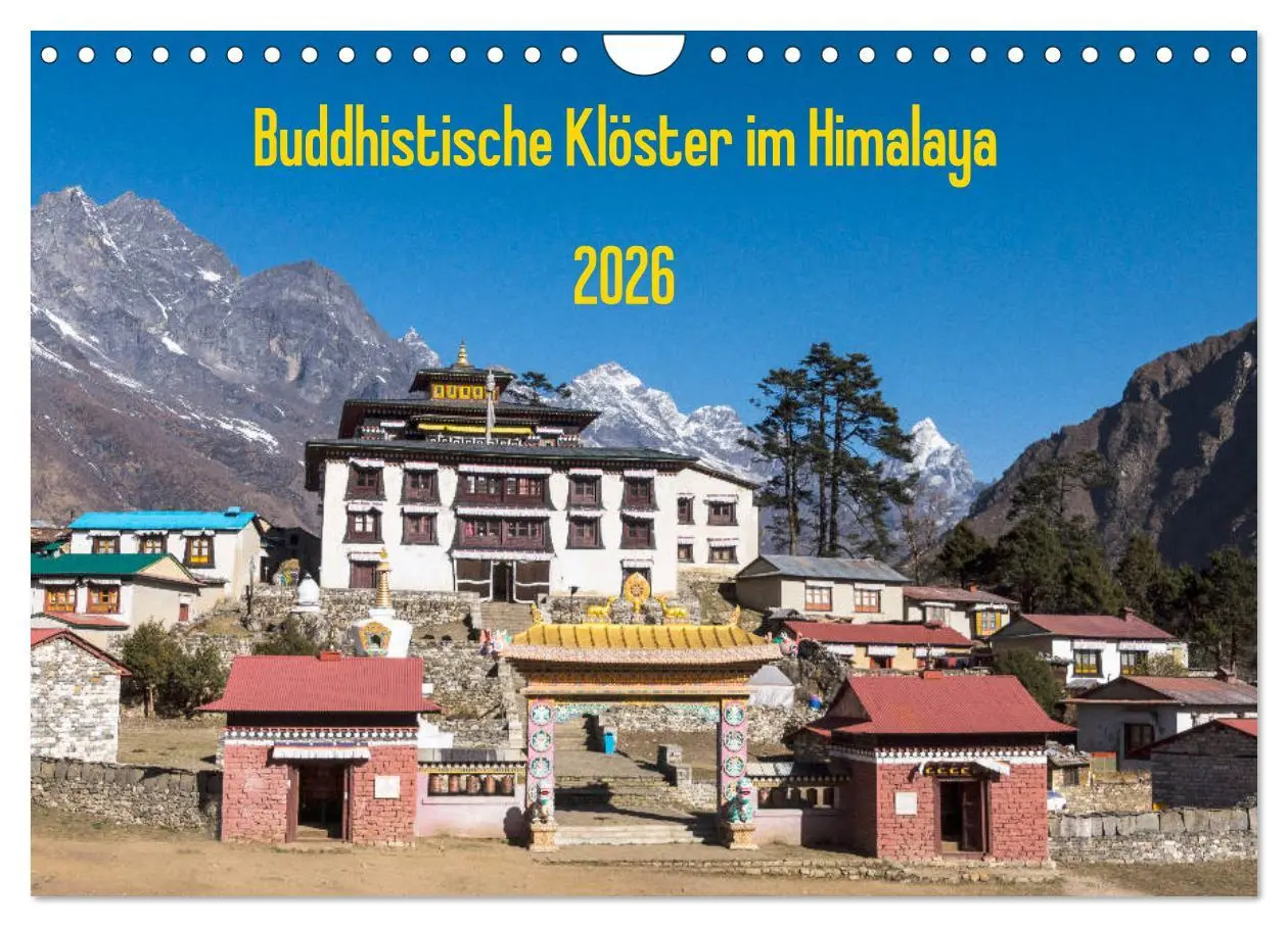 Cover: 9783457918494 | Buddhistische Klöster im Himalaya (Wandkalender 2026 DIN A4 quer),...