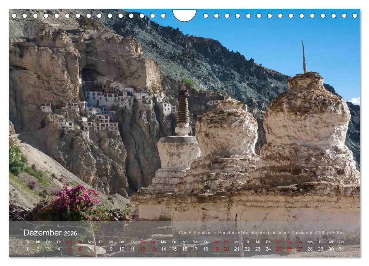 Bild: 9783457918494 | Buddhistische Klöster im Himalaya (Wandkalender 2026 DIN A4 quer),...