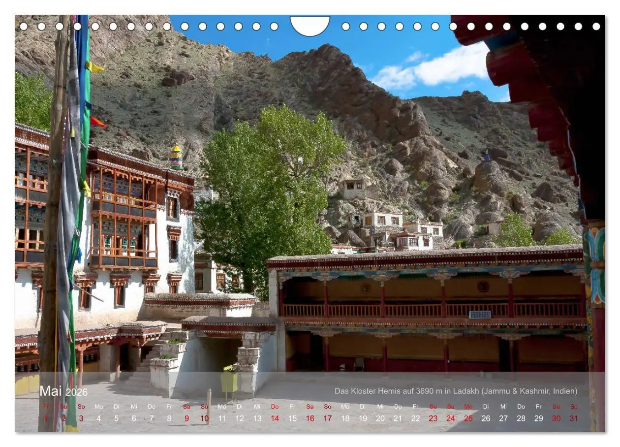 Bild: 9783457918494 | Buddhistische Klöster im Himalaya (Wandkalender 2026 DIN A4 quer),...