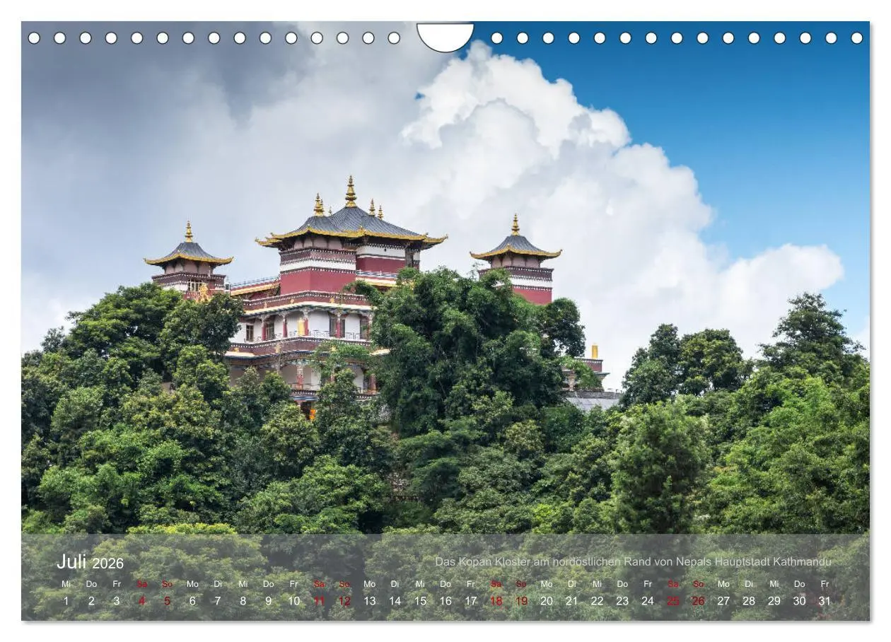 Bild: 9783457918494 | Buddhistische Klöster im Himalaya (Wandkalender 2026 DIN A4 quer),...