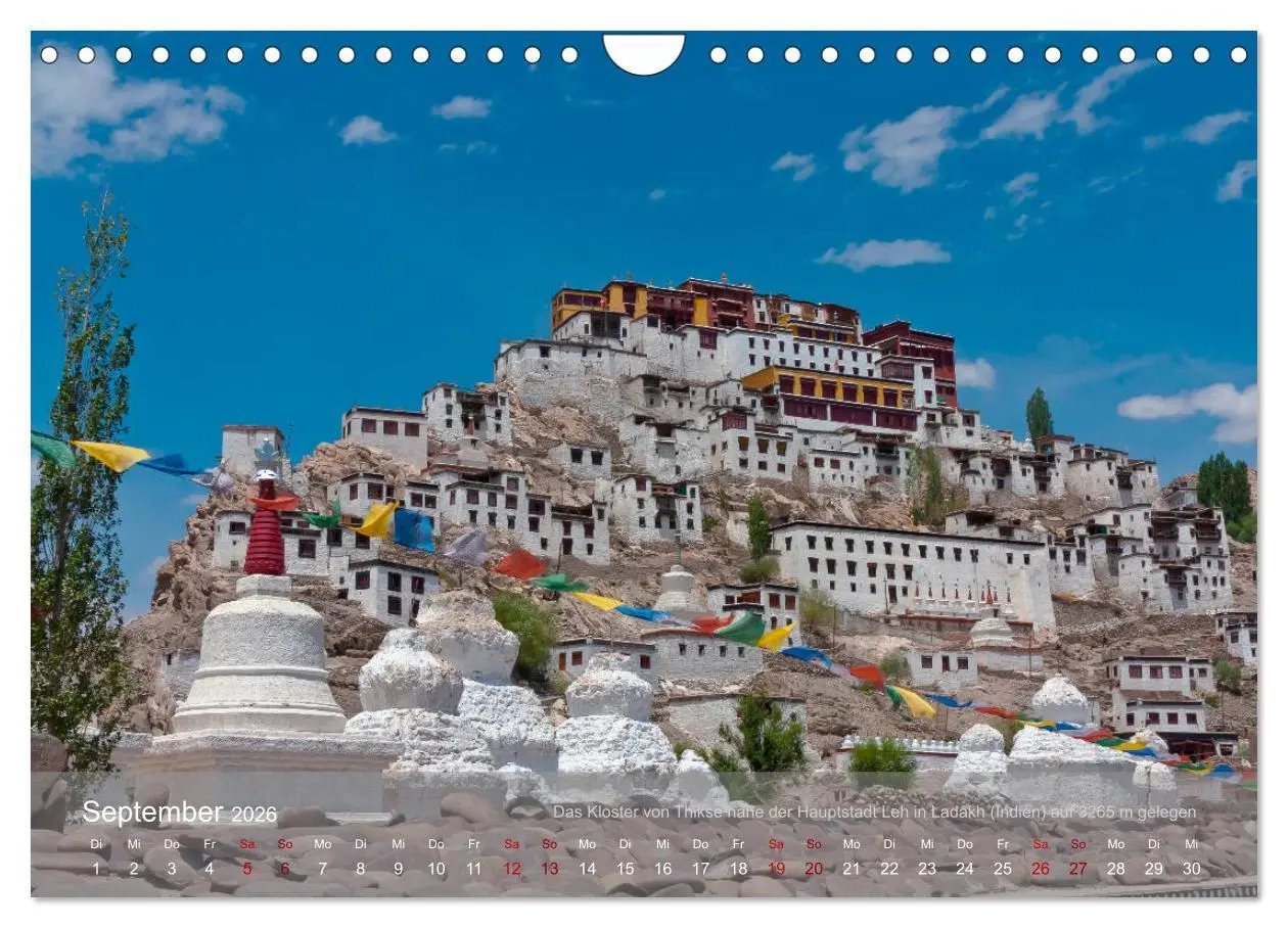 Bild: 9783457918494 | Buddhistische Klöster im Himalaya (Wandkalender 2026 DIN A4 quer),...