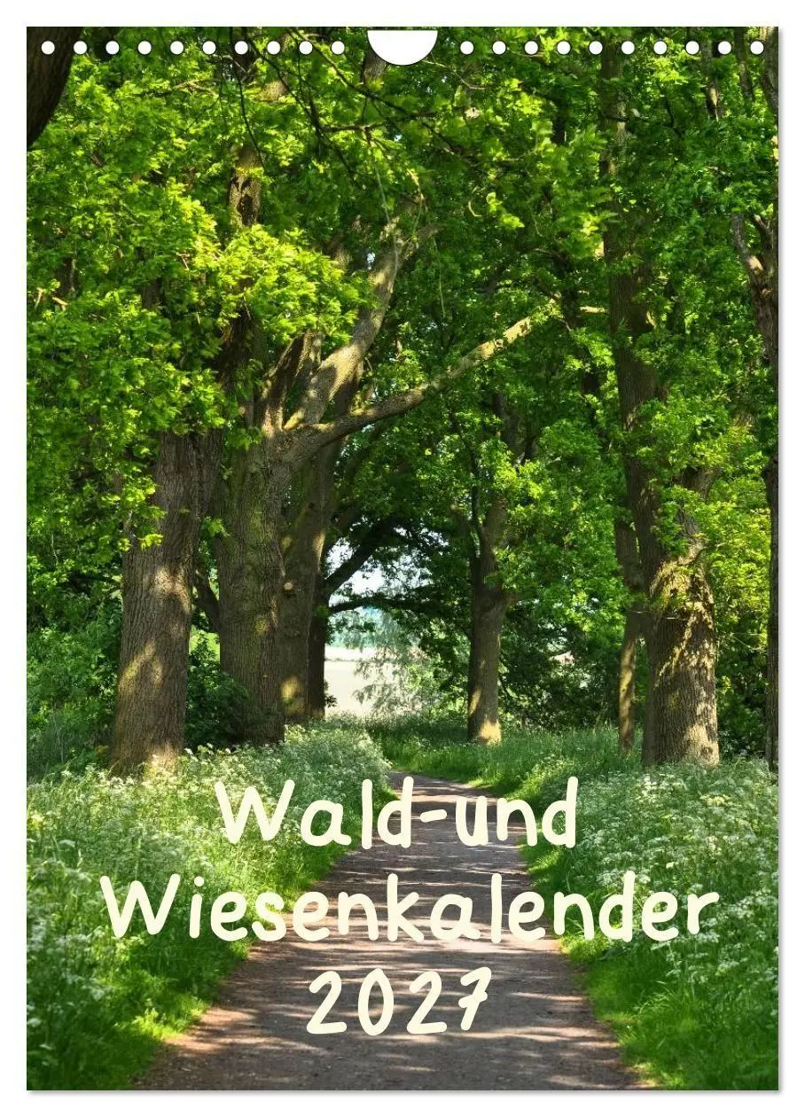 Cover: 9783594088494 | Wald- und Wiesenkalender 2027 Planer (Wandkalender 2027 DIN A4...