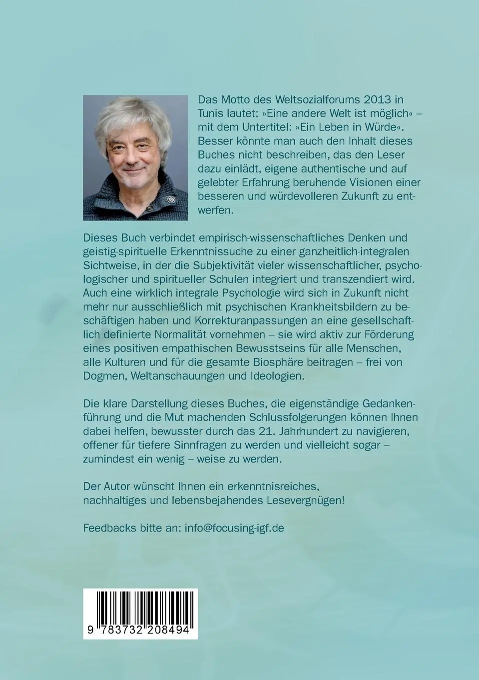 Rückseite: 9783732208494 | Vor uns die Zukunft | Rainer Eggebrecht | Taschenbuch | 120 S. | 2013