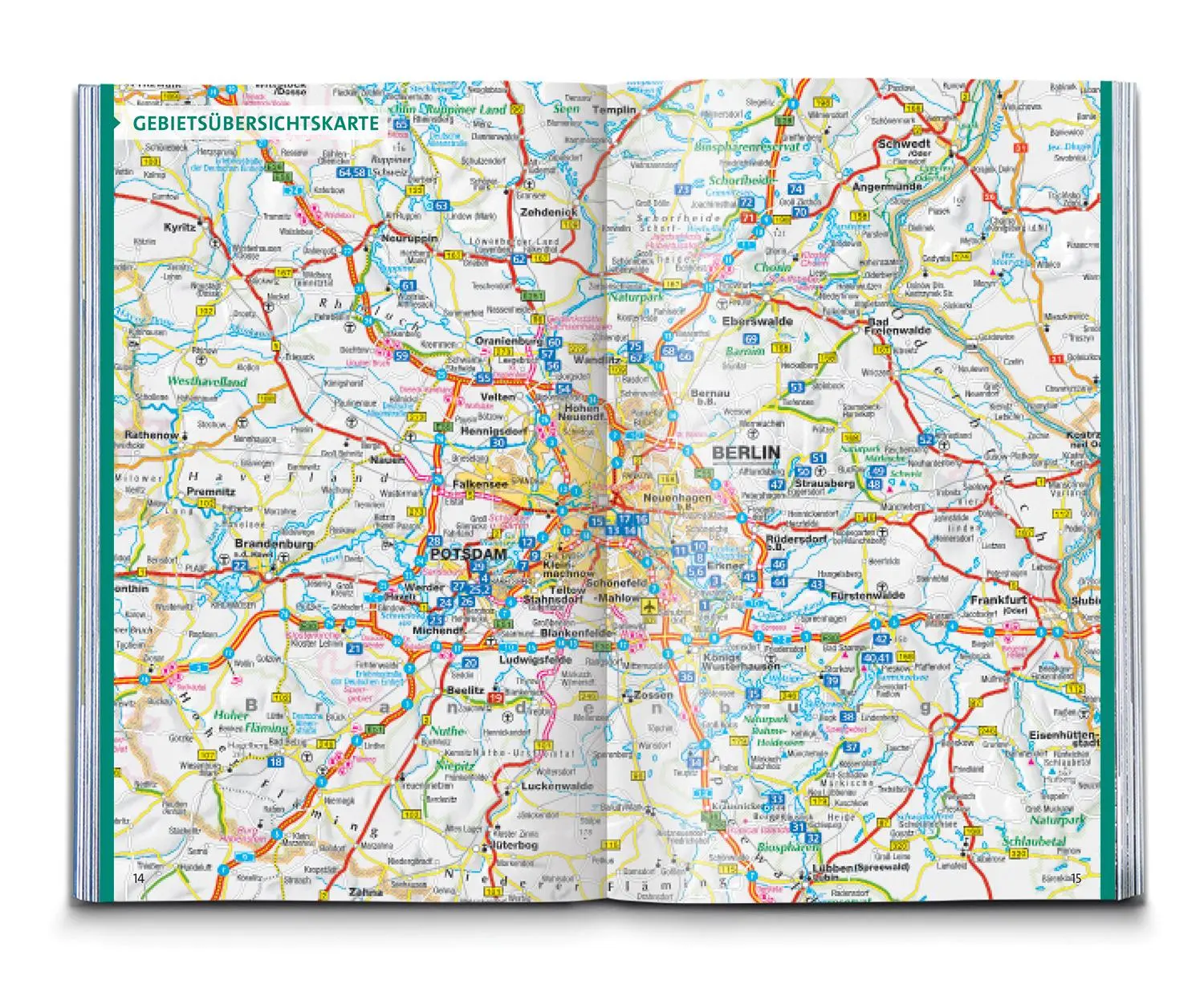 Bild: 9783991218494 | KOMPASS Wanderführer Berlin-Brandenburg, 75 Touren mit...