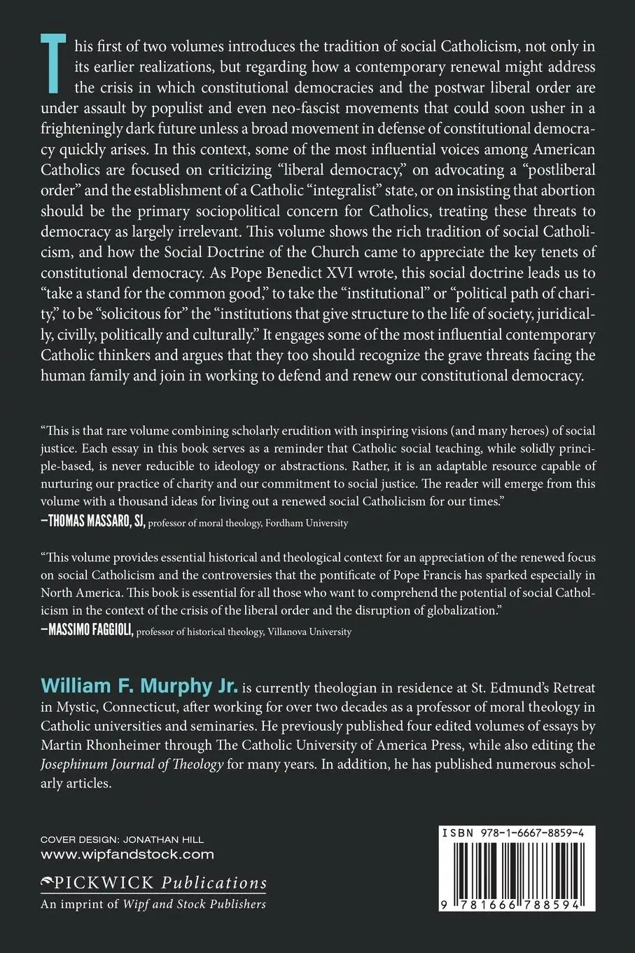 Rückseite: 9781666788594 | Social Catholicism for the Twenty-First Century?-Volume 1 | Murphy