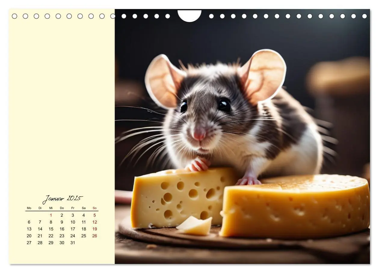 Bild: 9783457148594 | Goldige Mäuse im Grünen (Wandkalender 2025 DIN A4 quer), CALVENDO...