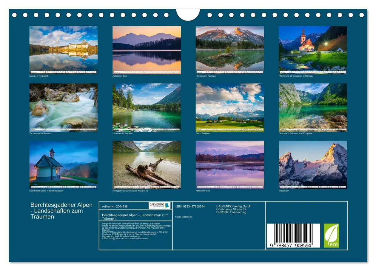 Bild: 9783457908594 | Berchtesgadener Alpen - Landschaften zum Träumen (Wandkalender 2026...