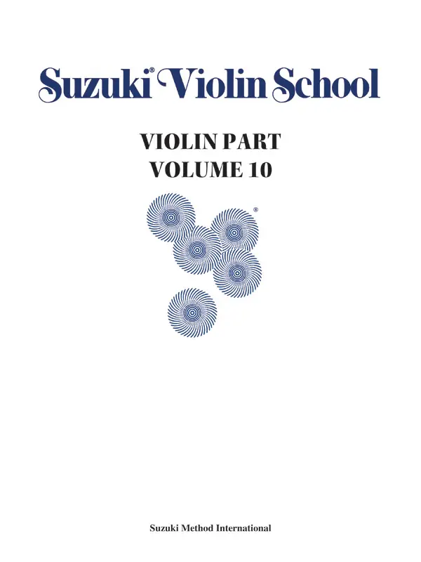Cover: 29156158694 | Suzuki Violin School 10 | Buch | 1995 | Alfred Music Publications