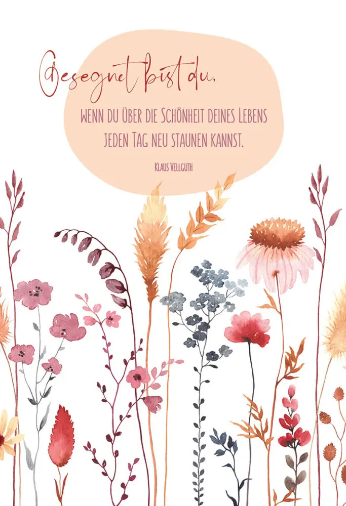 Cover: 4036526768694 | Gesegnet bist du . . . | Grußkarte | Deutsch | 2024 | Butzon &amp; Bercker