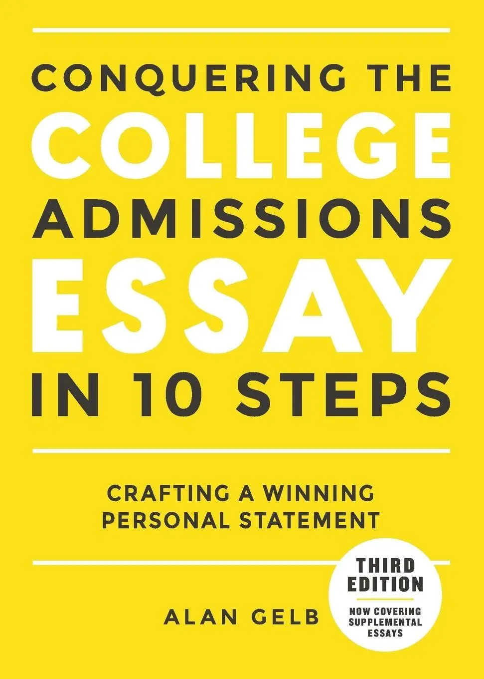 Cover: 9780399578694 | Conquering the College Admissions Essay in 10 Steps, Third Edition