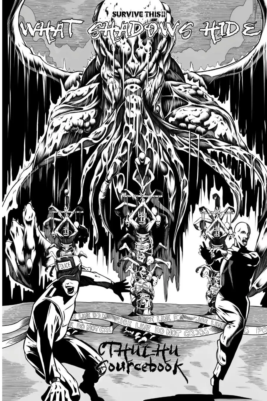 Cover: 9781678108694 | SURVIVE THIS!! What Shadows Hide - Cthulhu Sourcebook | Bloat (u. a.)