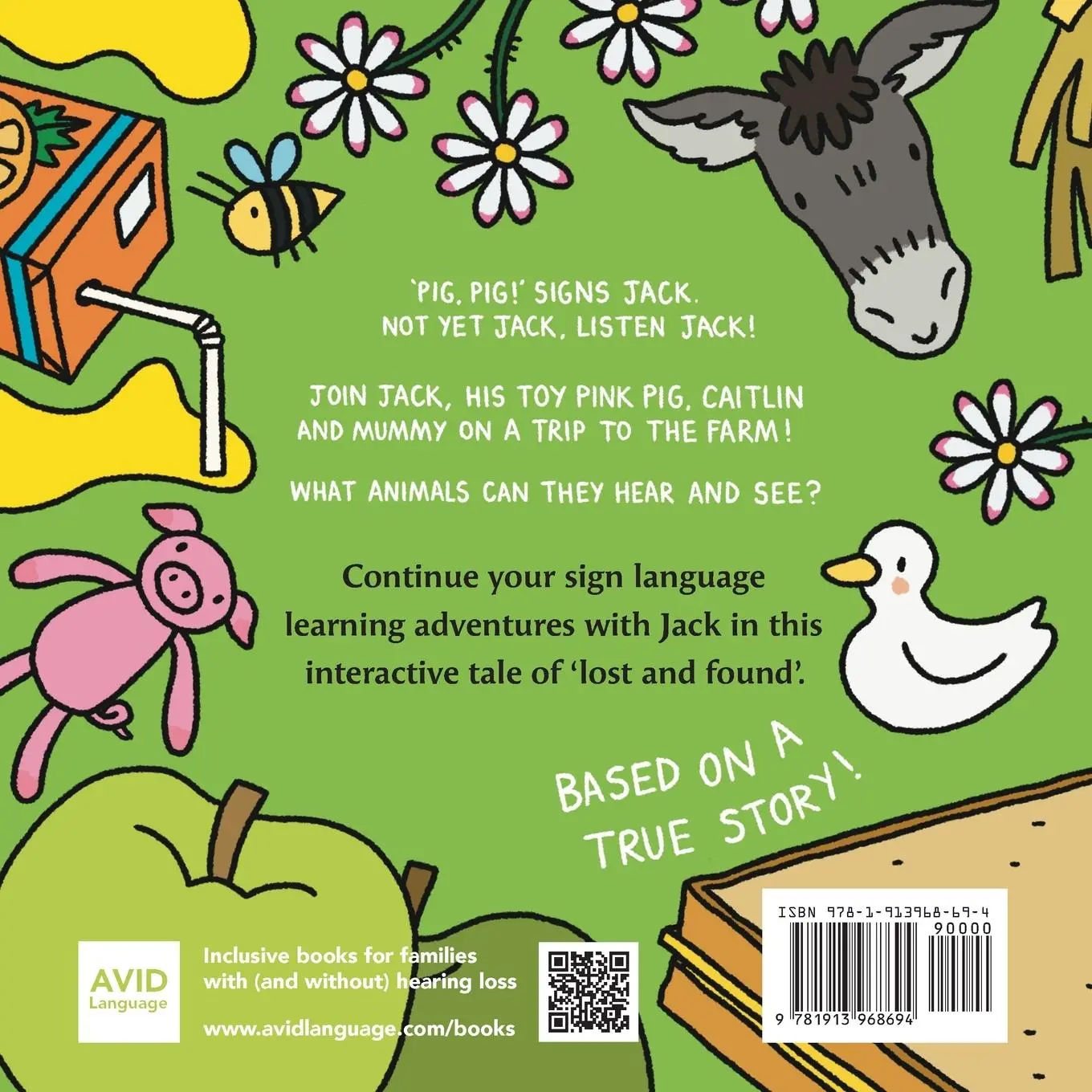 Rückseite: 9781913968694 | Jack Signs FARM ANIMALS! | Karen Hardwicke | Taschenbuch | Englisch