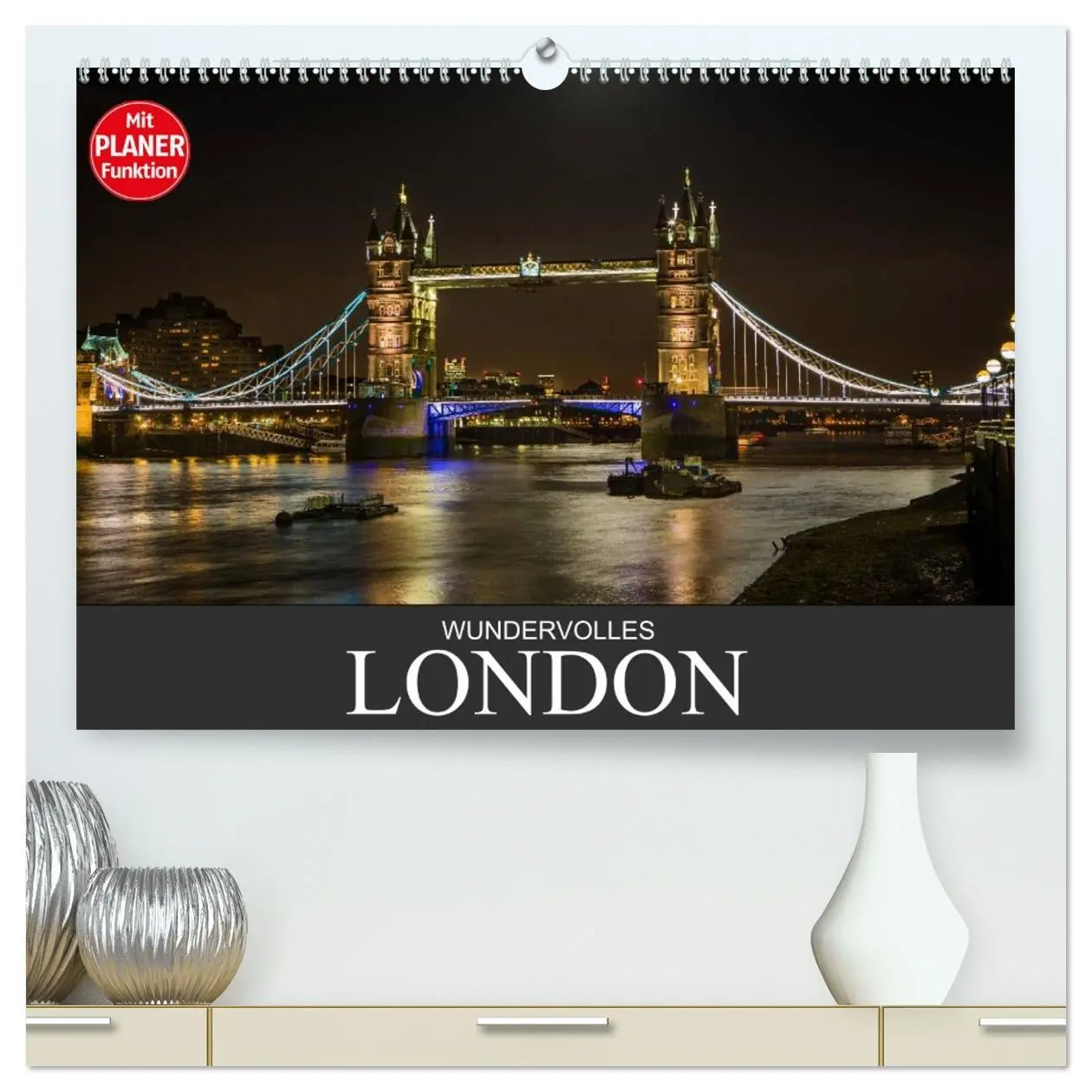 Cover: 9783457998694 | Wundervolles London (hochwertiger Premium Wandkalender 2026 DIN A2...