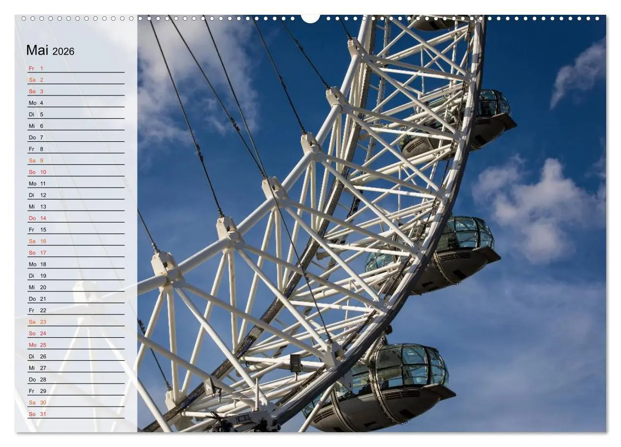 Bild: 9783457998694 | Wundervolles London (hochwertiger Premium Wandkalender 2026 DIN A2...