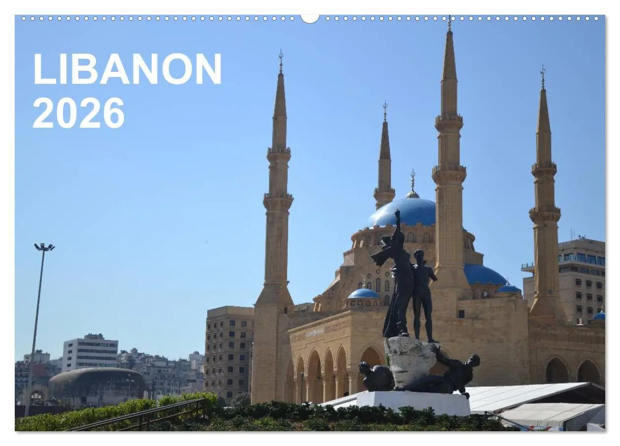 Cover: 9783516158694 | LIBANON 2026 (Wandkalender 2026 DIN A2 quer), CALVENDO Monatskalender