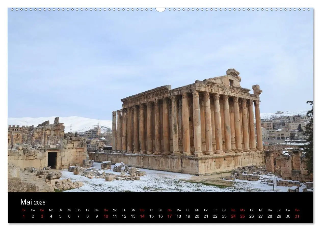 Bild: 9783516158694 | LIBANON 2026 (Wandkalender 2026 DIN A2 quer), CALVENDO Monatskalender