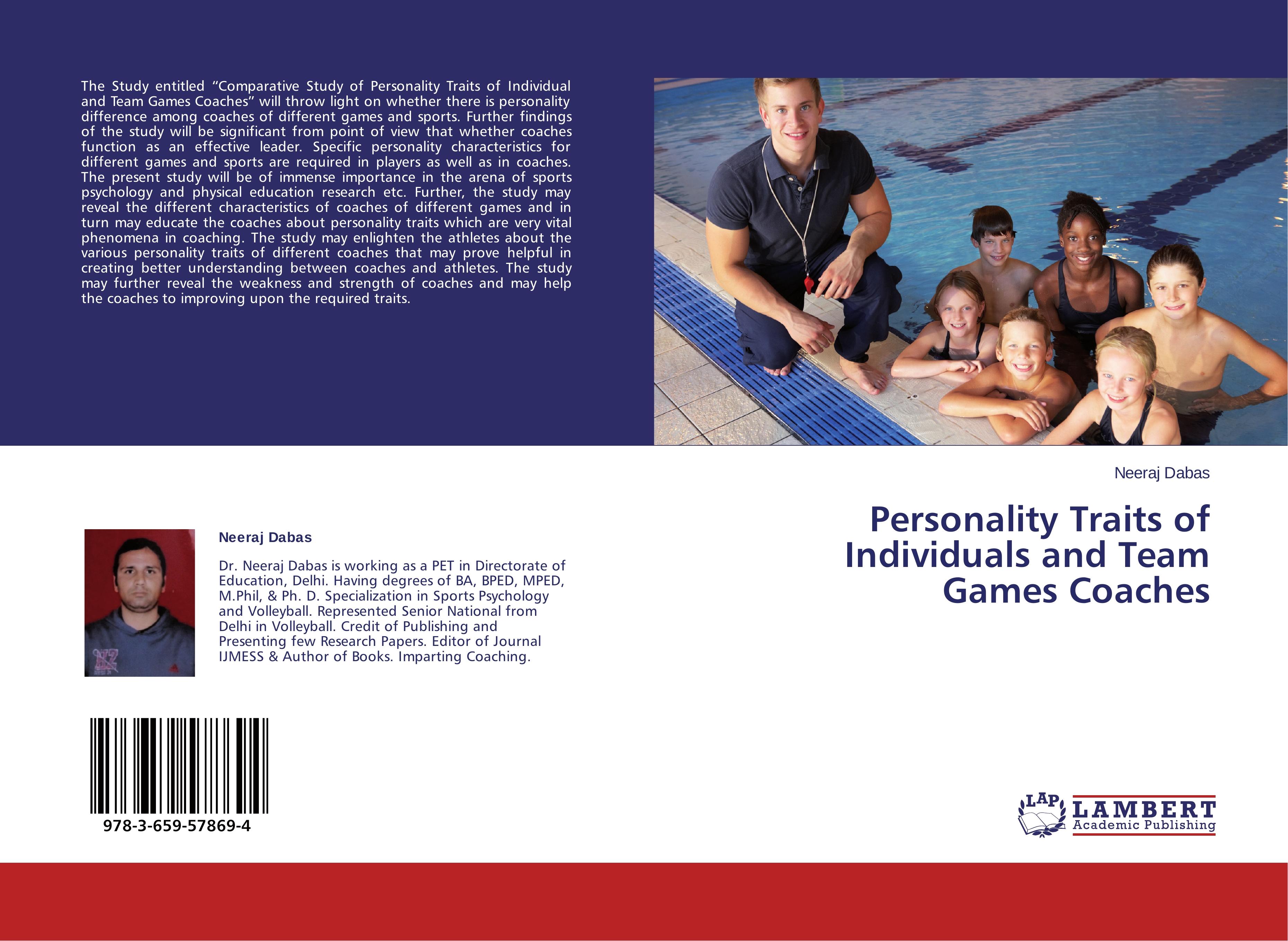 Personality Traits of Individuals and Team Games Coaches | Neeraj Dabas | Taschenbuch | Paperback | 80 S. | Englisch | 2014 | LAP LAMBERT Academic Publishing | EAN 9783659578694 - Dabas, Neeraj