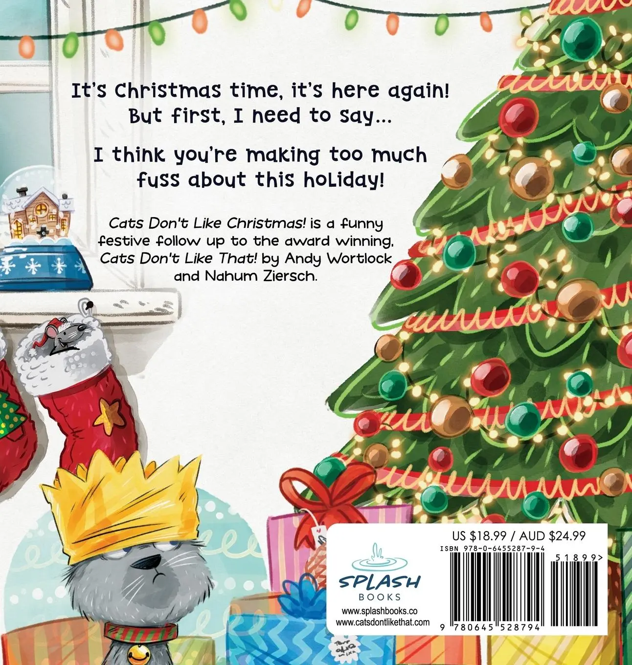 Rückseite: 9780645528794 | Cats Don't Like Christmas! | Andy Wortlock | Buch | Gebunden | 2022