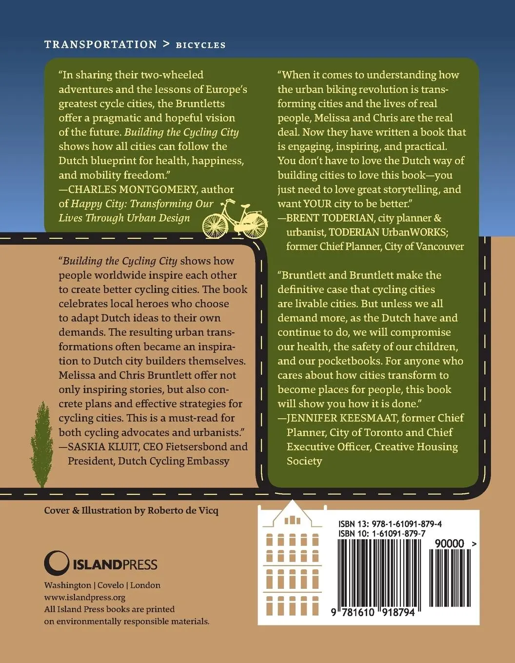 Rückseite: 9781610918794 | Building the Cycling City | The Dutch Blueprint for Urban Vitality
