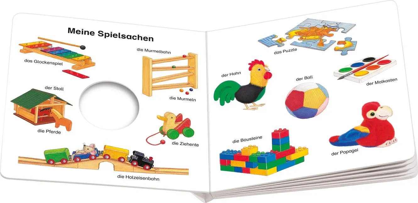 Bild: 9783473418794 | Erste Bilder - Erste Wörter: Mein Gucklochbuch | Helmut Spanner | Buch