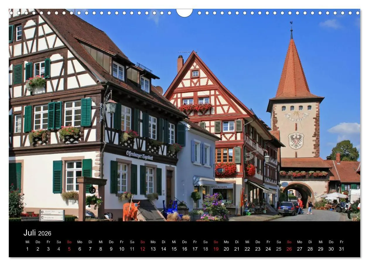 Bild: 9783516218794 | Die Ortenau (Wandkalender 2026 DIN A3 quer), CALVENDO Monatskalender