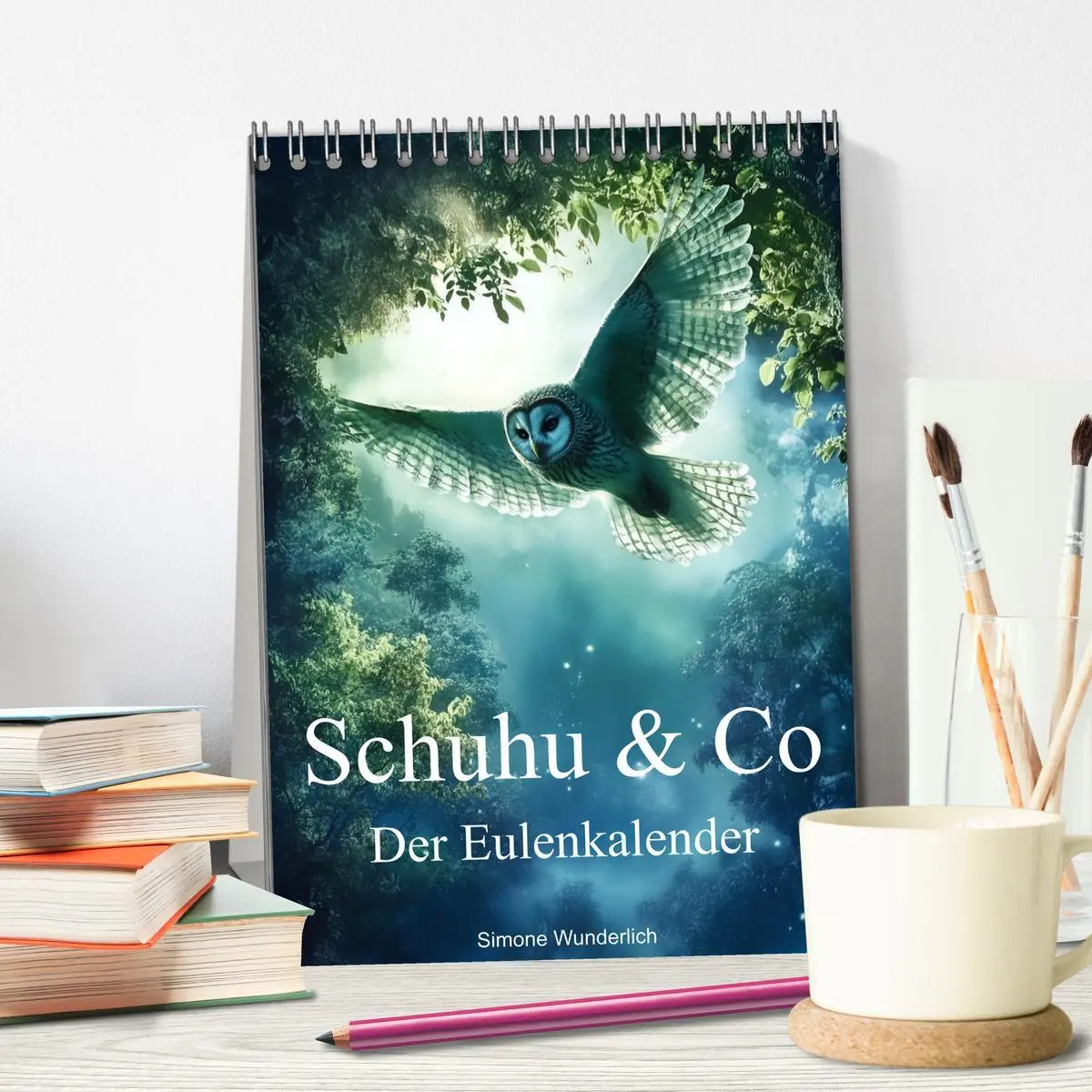 Bild: 9783457288894 | Schuhu &amp; Co - Der Eulenkalender (Tischkalender 2026 DIN A5 hoch),...
