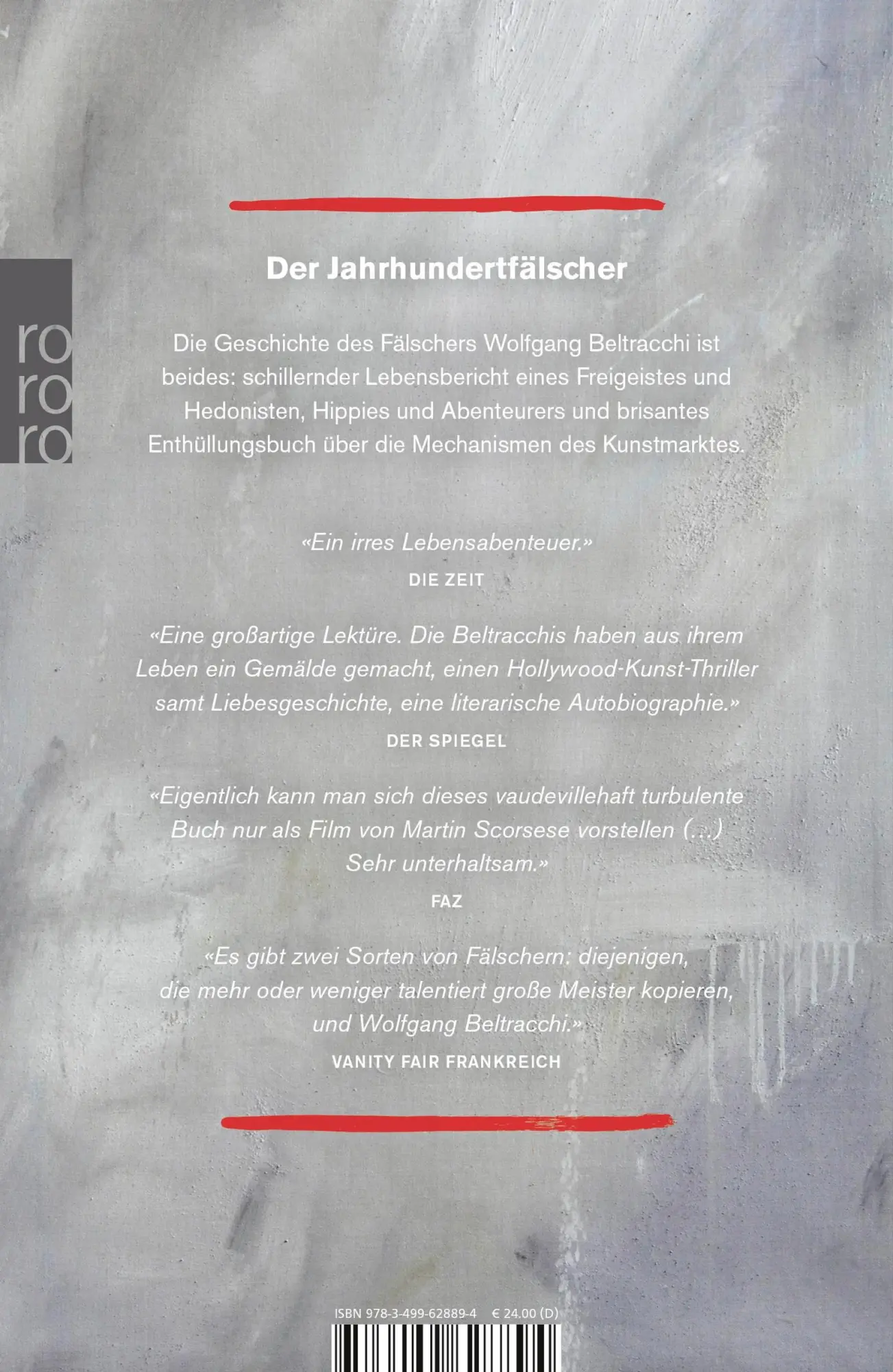 Rückseite: 9783499628894 | Selbstporträt | Helene Beltracchi (u. a.) | Taschenbuch | 608 S.