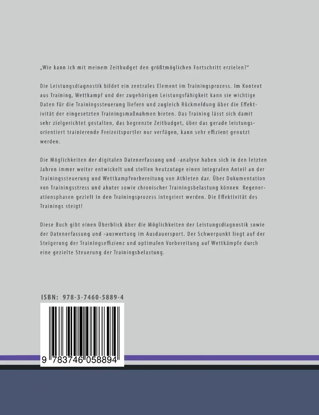 Rückseite: 9783746058894 | Trainingskonzepte im Ausdauersport | Stefan Schurr | Taschenbuch