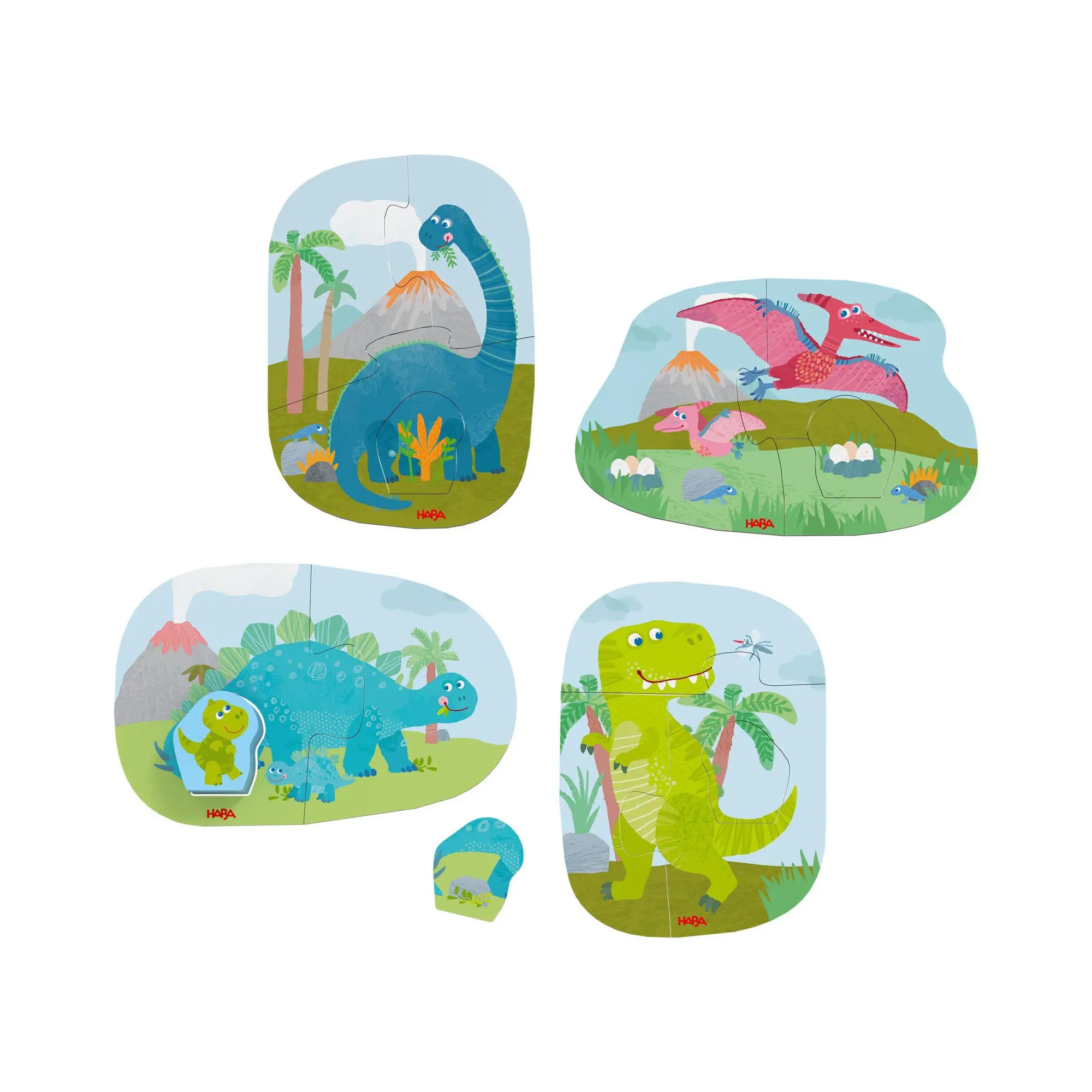 Bild: 4010168288994 | 4 erste Puzzles - Dinos | Spiel | Deutsch | 2025 | EAN 4010168288994