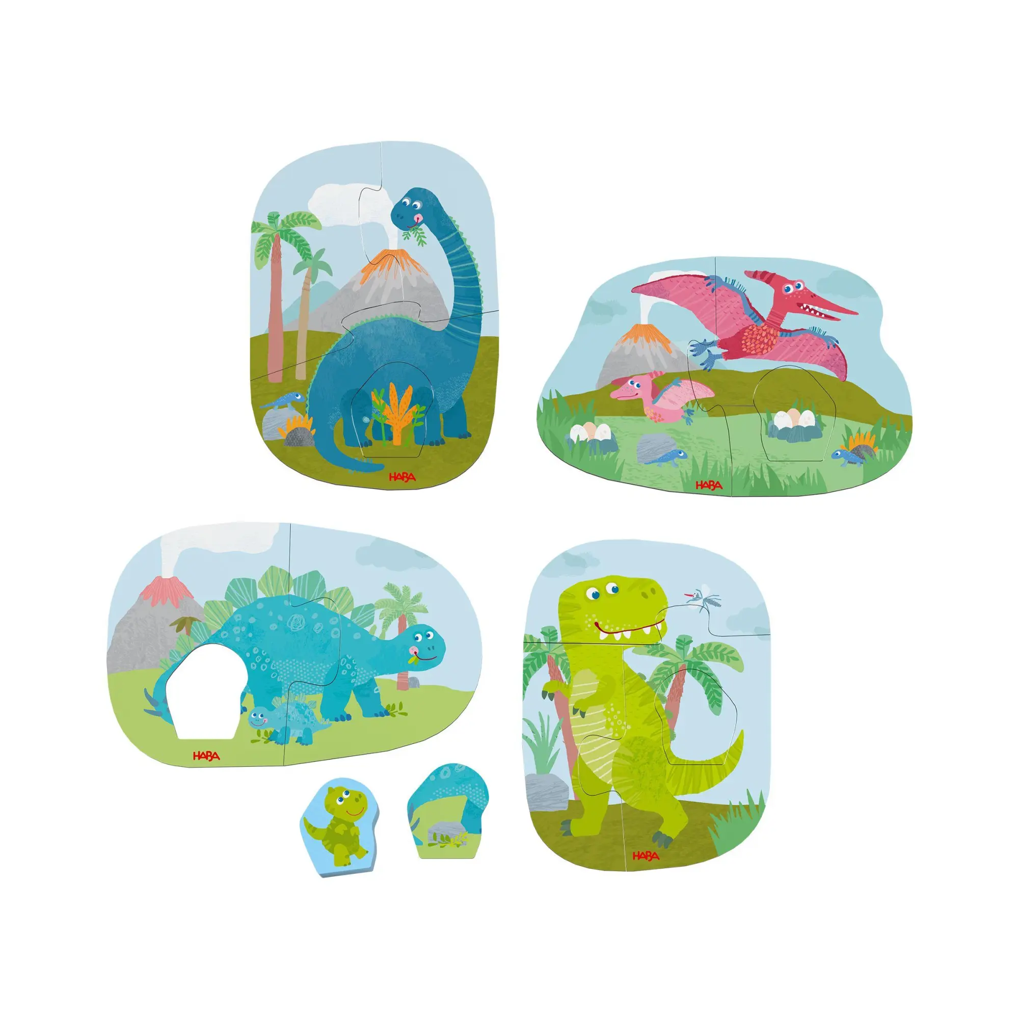 Bild: 4010168288994 | 4 erste Puzzles - Dinos | Spiel | Deutsch | 2025 | EAN 4010168288994