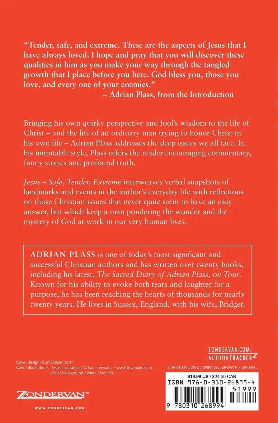 Rückseite: 9780310268994 | Jesus - Safe, Tender, Extreme | Adrian Plass | Taschenbuch | Englisch