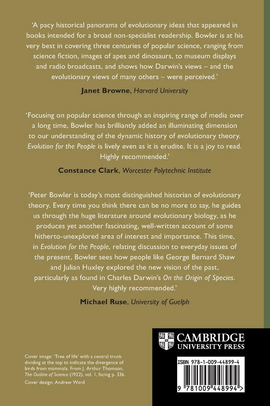 Rückseite: 9781009448994 | Evolution for the People | Peter J. Bowler | Taschenbuch | Englisch