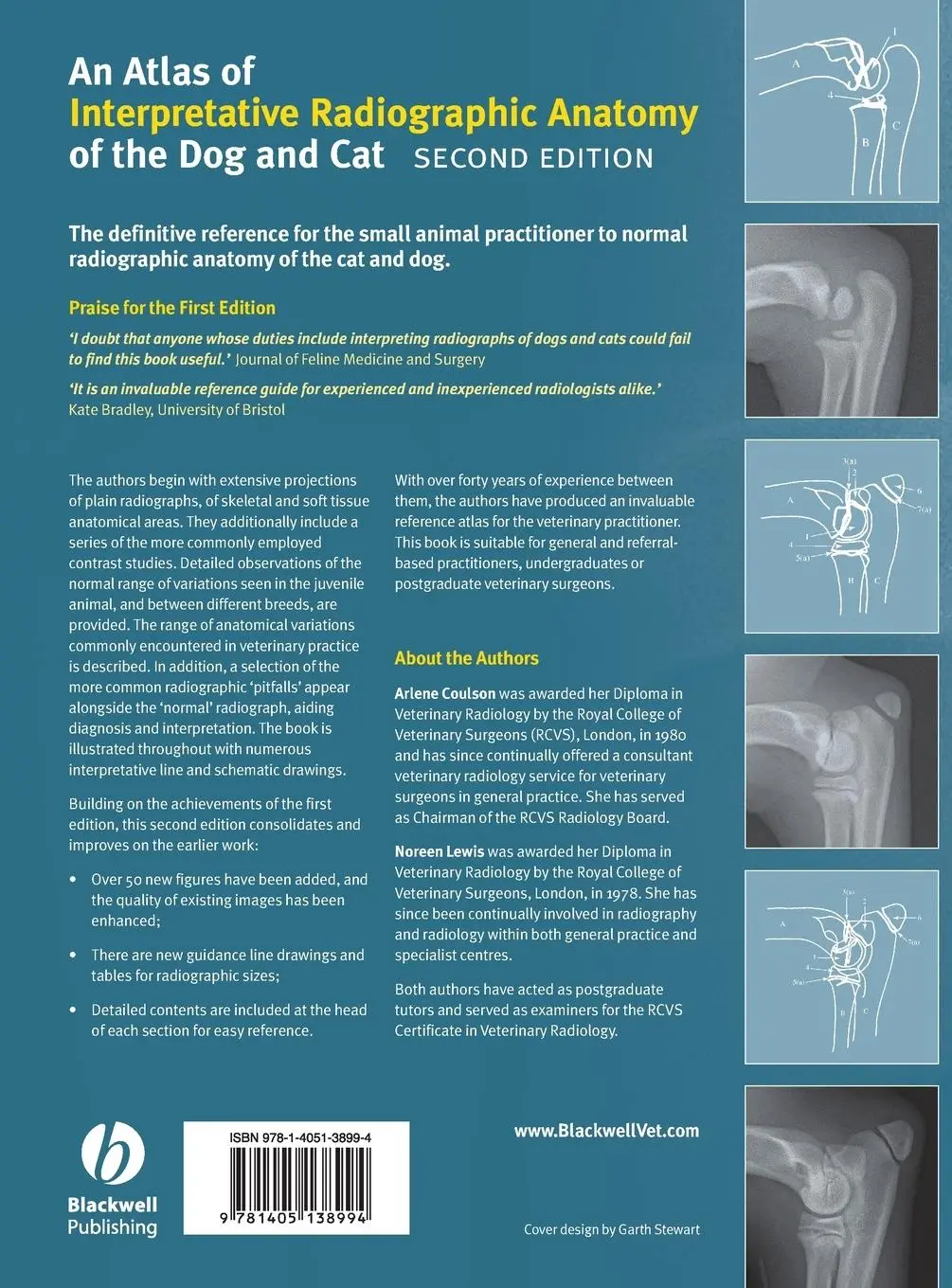 Rückseite: 9781405138994 | An Atlas of Interpretative Radiographic Anatomy of the Dog and Cat