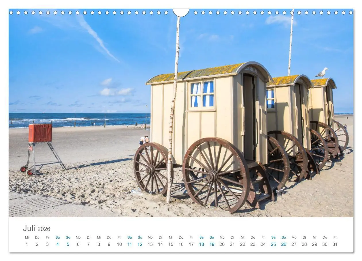 Bild: 9783457348994 | Norderney Sehnsuchtskalender (Wandkalender 2026 DIN A3 quer),...