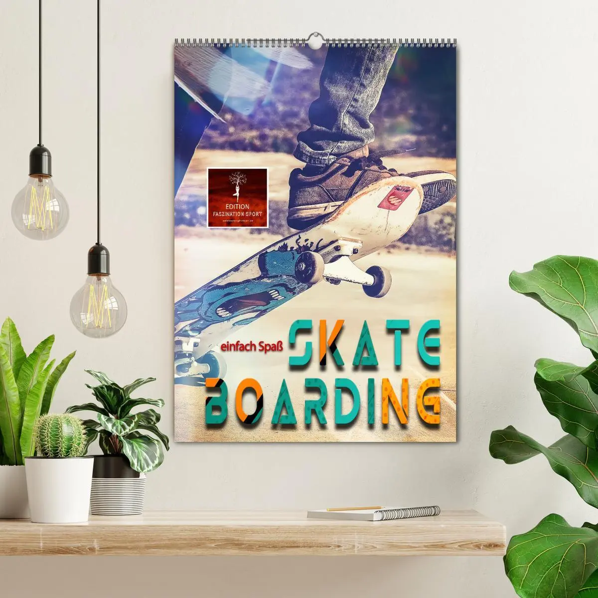 Bild: 9783516368994 | Skateboarding - einfach Spaß (Wandkalender 2026 DIN A2 hoch),...