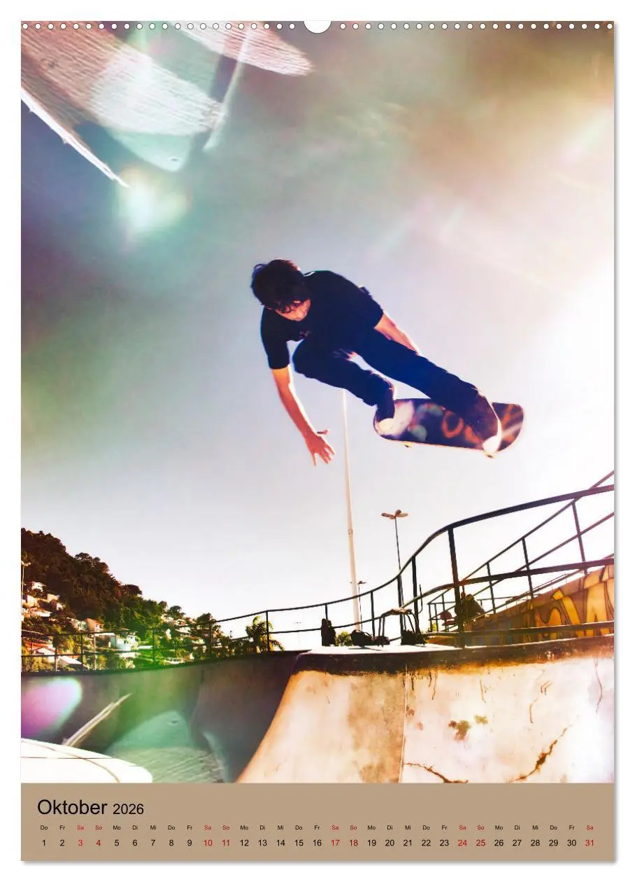 Bild: 9783516368994 | Skateboarding - einfach Spaß (Wandkalender 2026 DIN A2 hoch),...