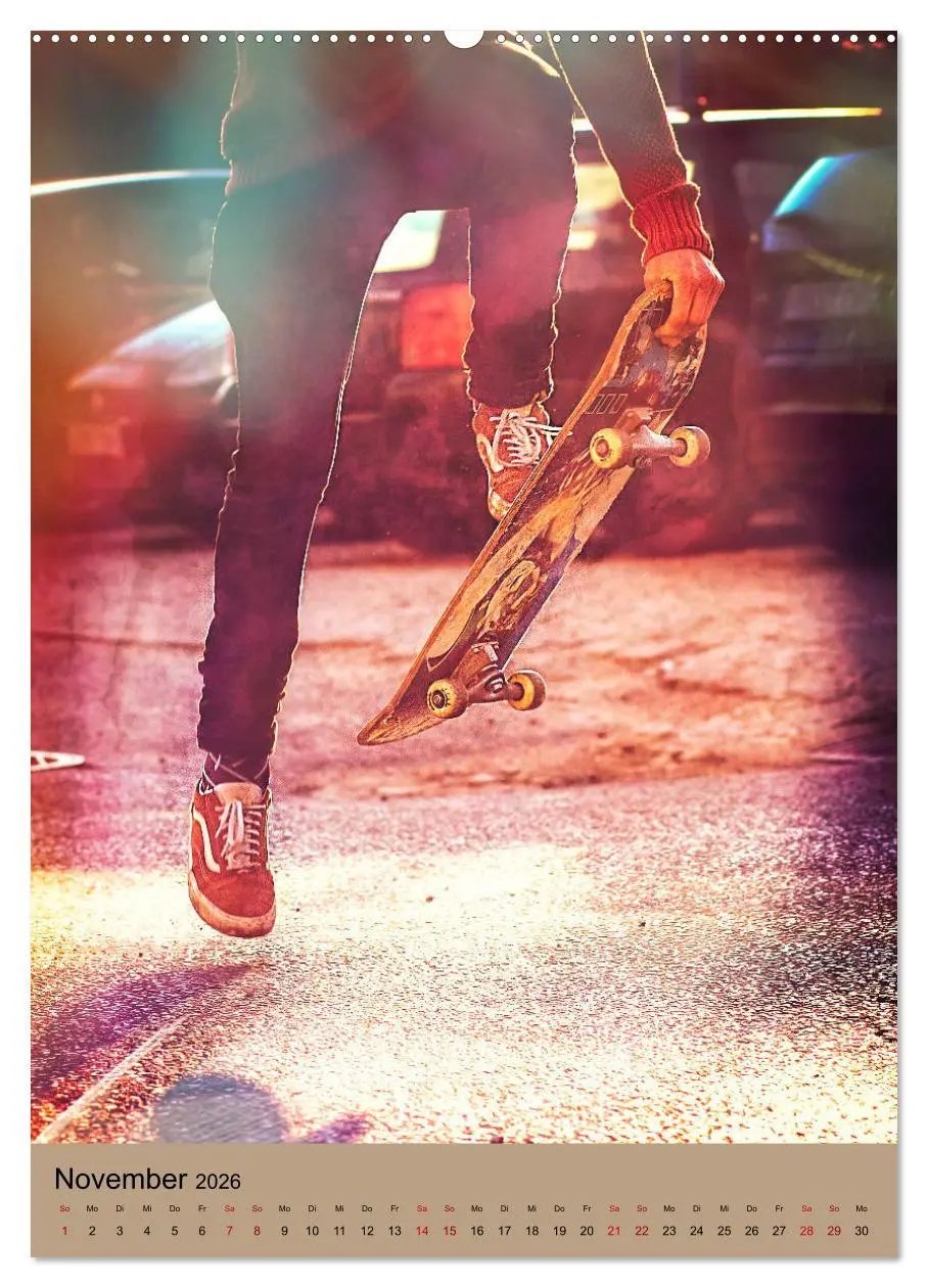 Bild: 9783516368994 | Skateboarding - einfach Spaß (Wandkalender 2026 DIN A2 hoch),...