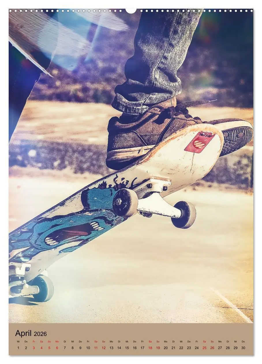 Bild: 9783516368994 | Skateboarding - einfach Spaß (Wandkalender 2026 DIN A2 hoch),...