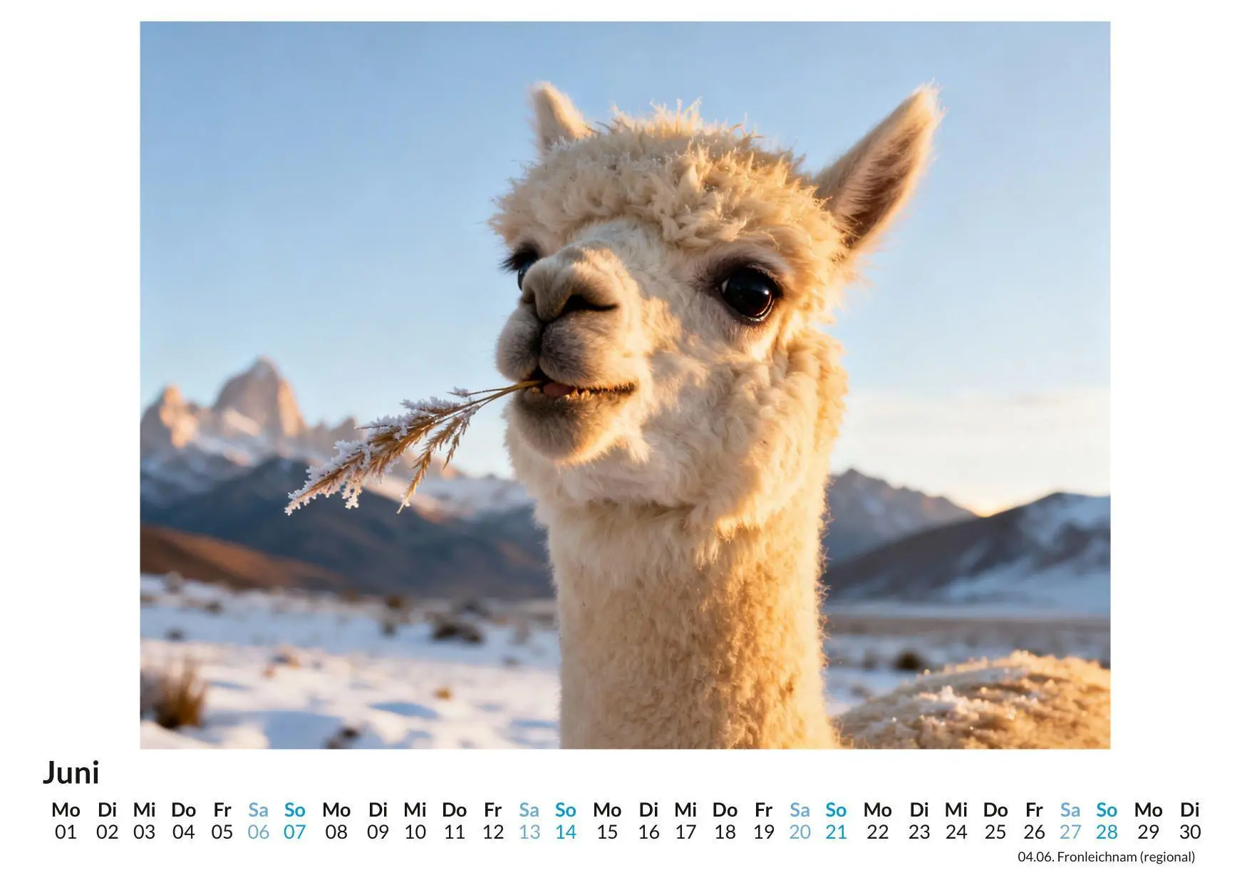 Bild: 9783695328994 | Alpaka | Samuel Schäfer | Kalender | Deutsch | 2026 | FlipFlop