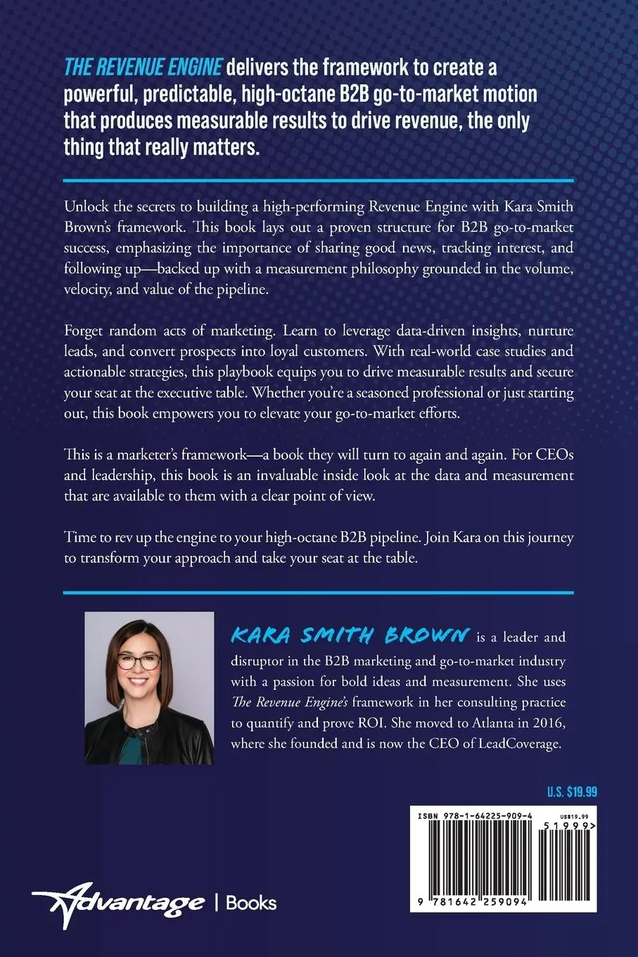 Rückseite: 9781642259094 | The Revenue Engine | Fueling a B2B High Octane Pipeline | Brown | Buch