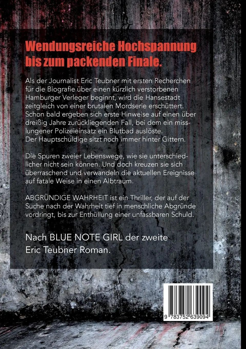 Rückseite: 9783752639094 | Abgründige Wahrheit | Bernd Richard Knospe | Taschenbuch | 580 S.