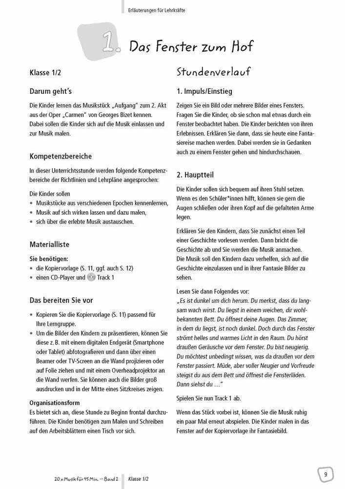 Bild: 9783834669094 | 20 x Musik für 45 Minuten - Klasse 1/2 - Band 2 | Christina Steurich