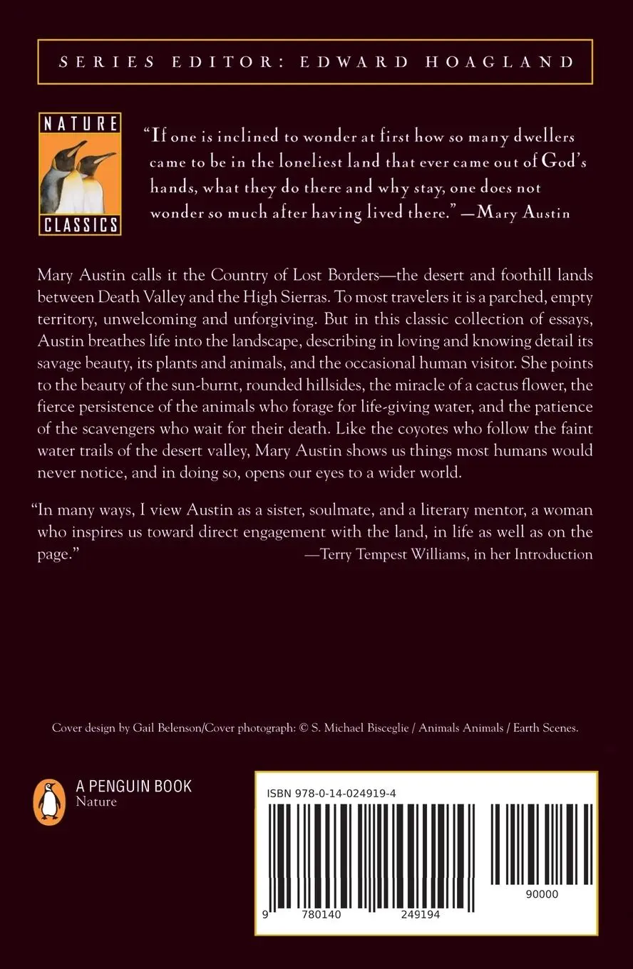 Rückseite: 9780140249194 | The Land of Little Rain | Mary Austin | Taschenbuch | Englisch | 1997