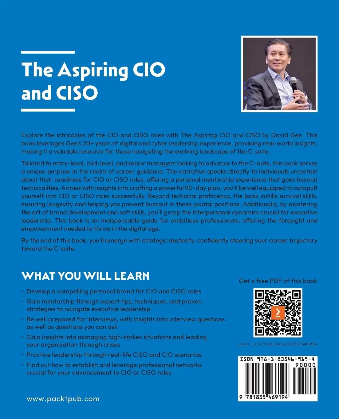 Rückseite: 9781835469194 | The Aspiring CIO and CISO | David J. Gee | Taschenbuch | Englisch