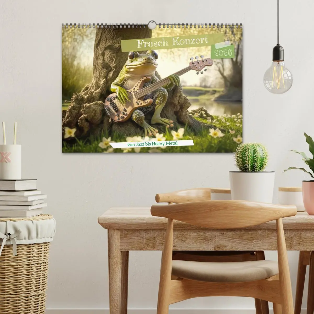 Bild: 9783457539194 | Frosch Konzert (Wandkalender 2026 DIN A3 quer), CALVENDO...