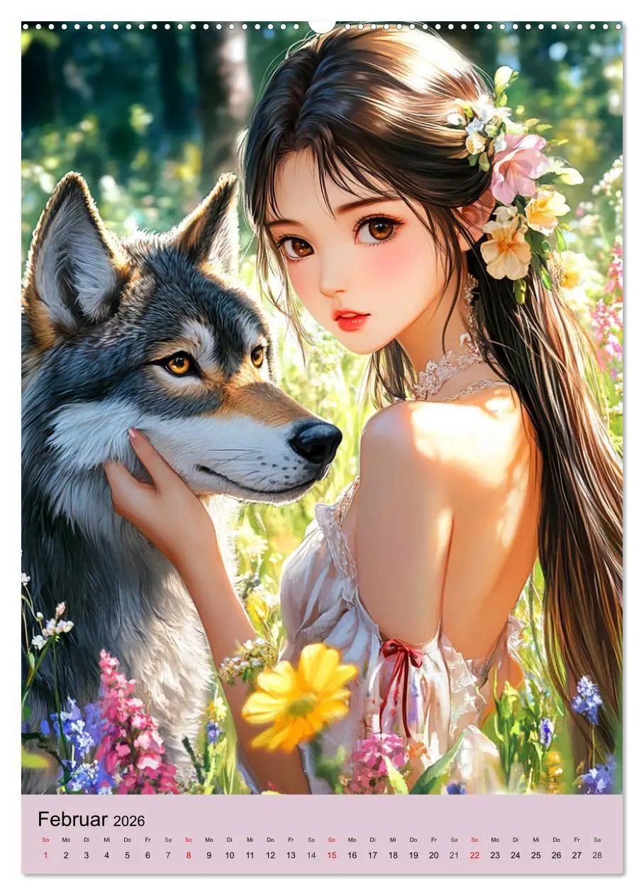 Bild: 9783516249194 | Magische Manga-Girls. Zauberhafte Illustrationen mit Krafttieren...
