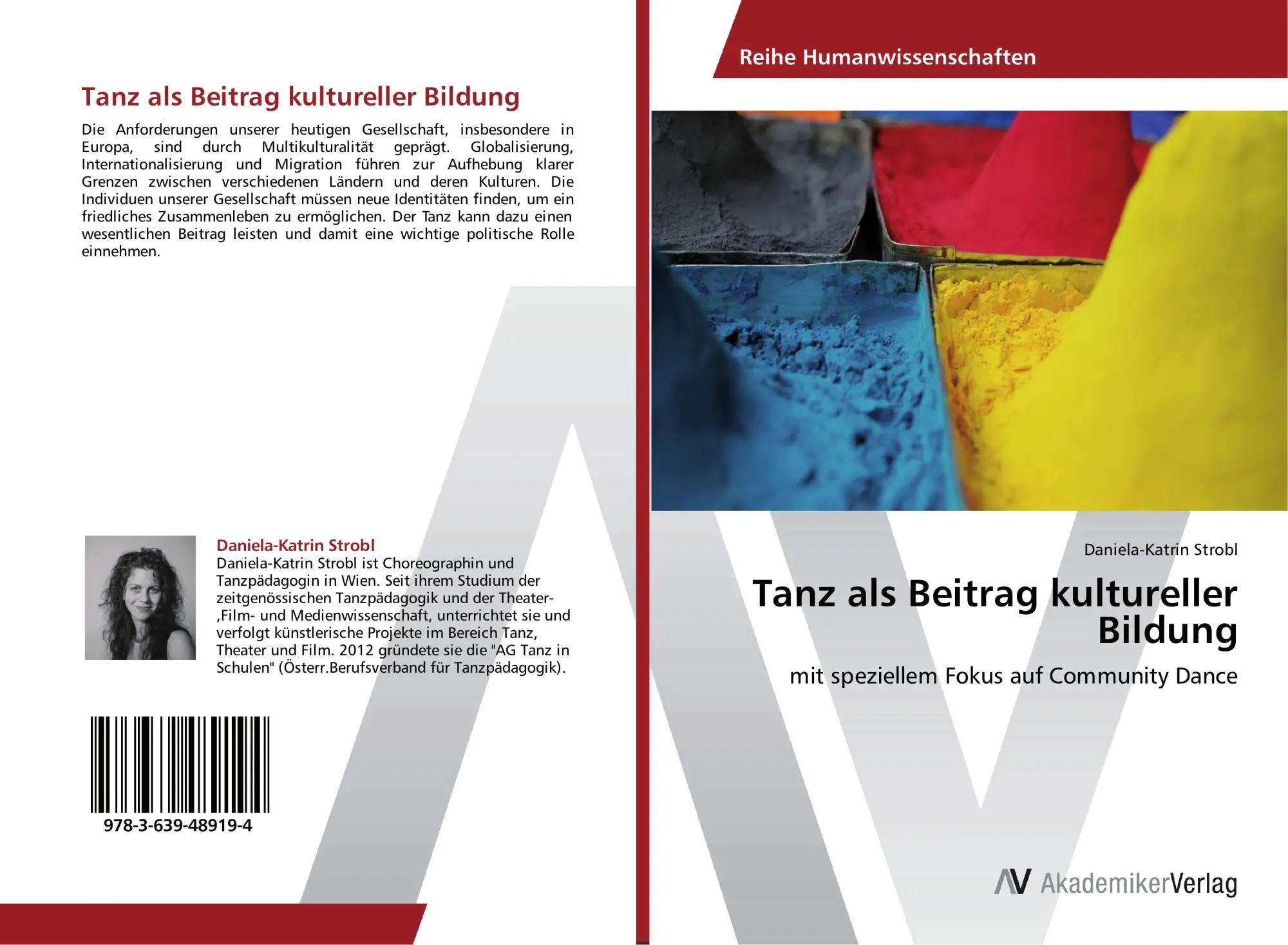 Cover: 9783639489194 | Tanz als Beitrag kultureller Bildung | Daniela-Katrin Strobl | Buch