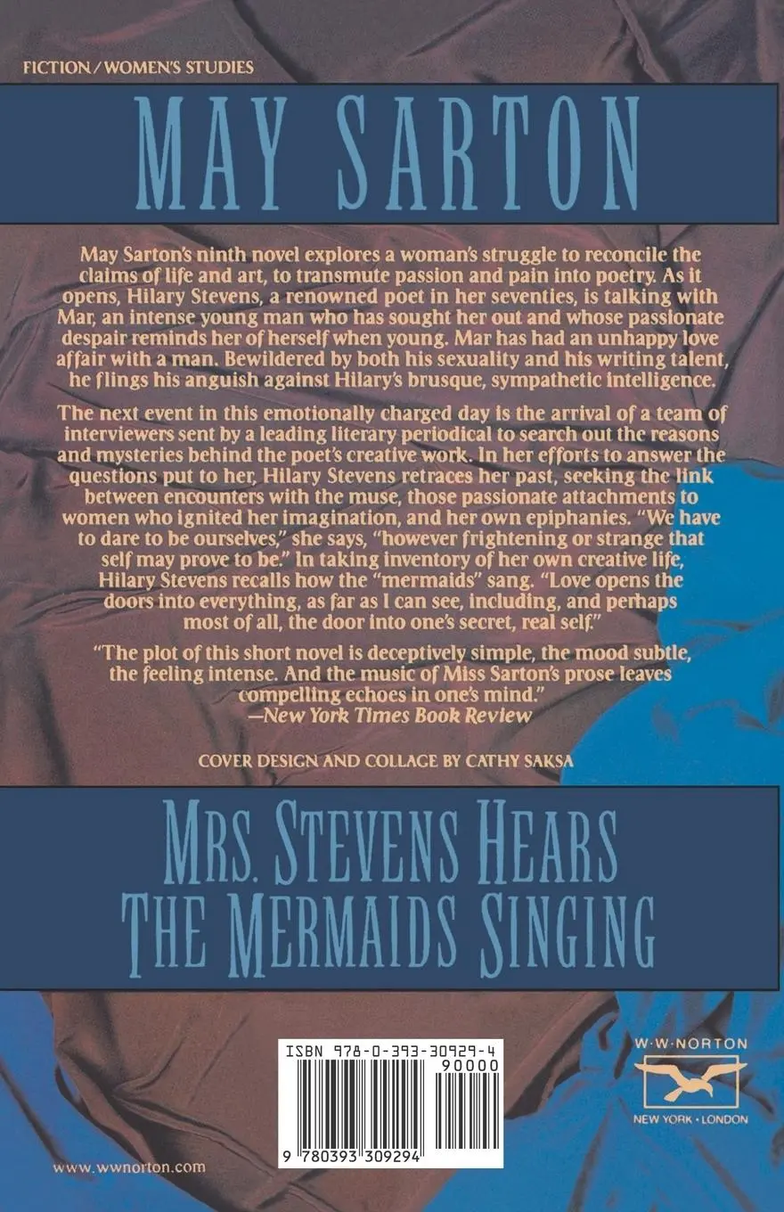 Rückseite: 9780393309294 | Mrs. Stevens Hears the Mermaids Singing | May Sarton | Taschenbuch